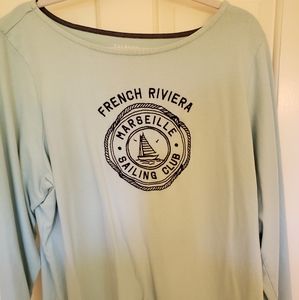 Talbots authentic long sleeve tee shirt